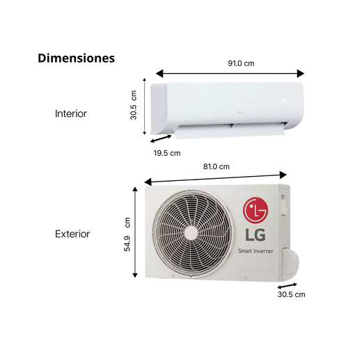 Minisplit LG Serie VC (18,000 / 230V)