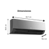 Minisplit Inverter LG ARTCOOL Espejo Negro (18,000 - 22,000 BTU / 220V)