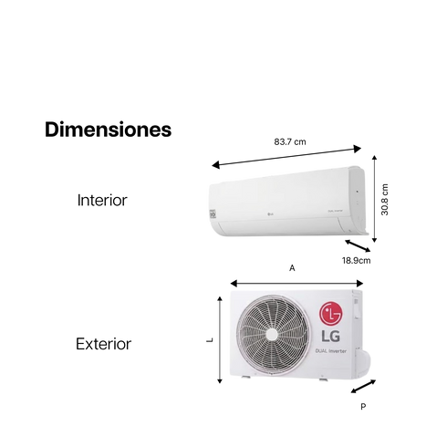Minisplit Inverter LG SPECIAL PLUS (12,000 BTU / 220V)