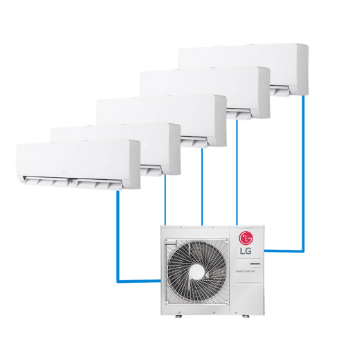 Condensadora Multi Split LG Multi F Inverter R32 Solo Frío (48,000 BTU / 220V)