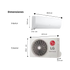 Minisplit Inverter LG DUALCOOL Serie VX (21,000 BTU / 220V)