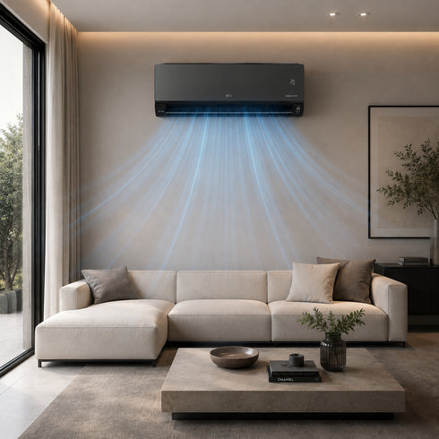 Minisplit Inverter LG ARTCOOL Espejo Negro (18,000 - 22,000 BTU / 220V)